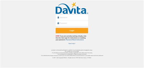 davita intranet|davita intranet teammate login.